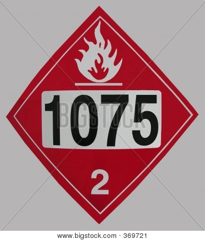 Propane Placard