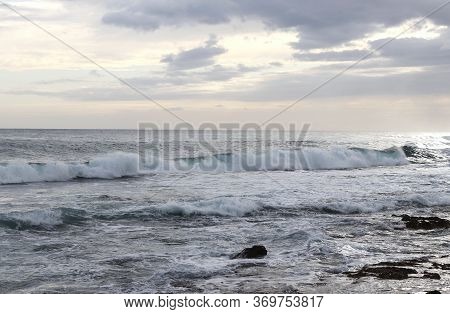 Mother Nature Created These Beautiful Phenomena On The Sea Surface. At Certain Intervals, The Water 