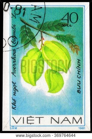 Saint Petersburg, Russia - May 31, 2020: Postage Stamp Issued In The Vietnam With The Image Of The C
