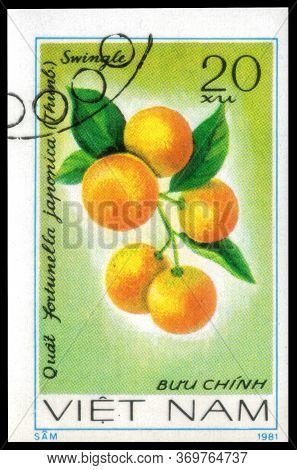 Saint Petersburg, Russia - May 31, 2020: Postage Stamp Issued In The Vietnam With The Image Of The K
