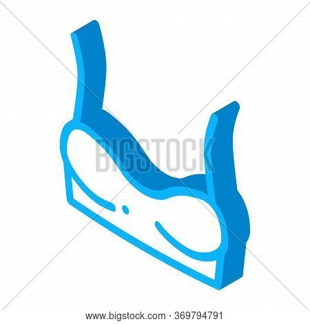 Underwire Bra Icon Vector. Isometric Underwire Bra Sign. Color Isolated Symbol Illustration