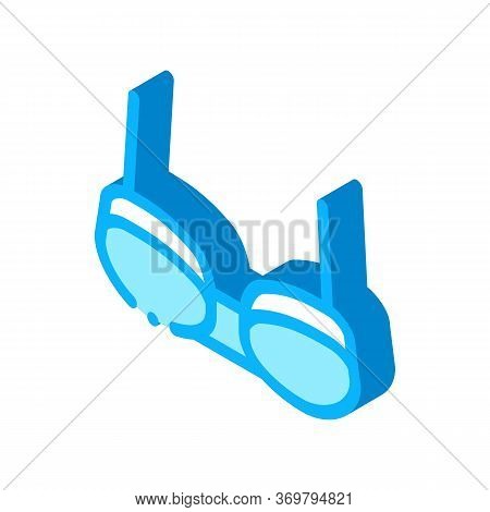 Balconette Bra Icon Vector. Isometric Balconette Bra Sign. Color Isolated Symbol Illustration