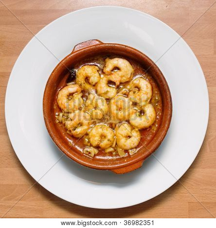 garlic prawns