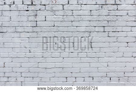 White Brick Wall Texture With Dark Inter Layers