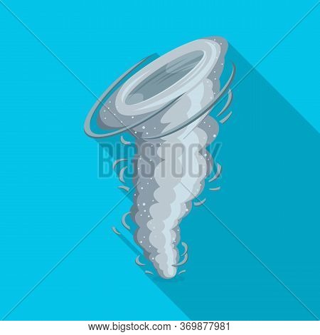 Vector Illustration Of Tornado And Wind Sign. Web Element Of Tornado And Air Stock Vector Illustrati