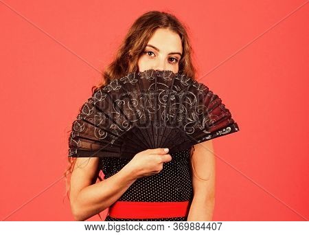 Perfect Female. True Lady Cover Her Face. Vintage Portrait. Carnival Or Masquerade. Theatre Performa