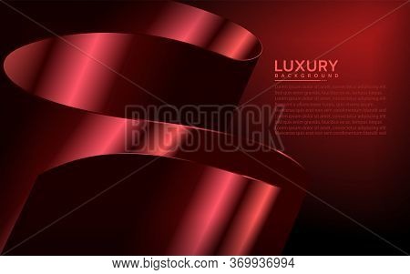 Red Abstract Modern With Overlap Background Layer Design.
