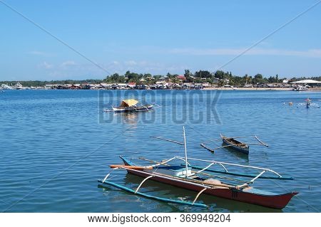 Palawan, Ph - Dec 1 - Fishing Boats At Puerto Princesa City Baywalk Park On December 1, 2009 In Pala