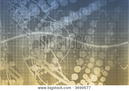 Medische wetenschap futuristische technologie Abstract
