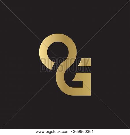 Initial Simple Letter Og Logo Design Vector Template. Abstract Minimal Og Letter Logo Design