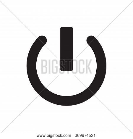 Power Off Icon Isolated On White Background. Power Off Icon In Trendy Design Style For Web Site And 