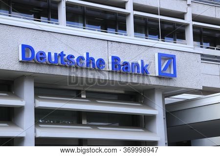 Berlin, Germany - July 02, 2020: The Logo Of The German Bank 