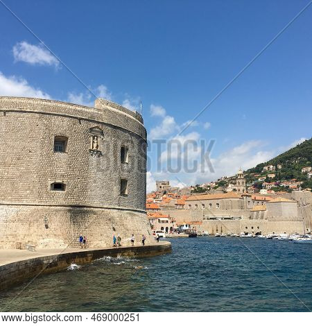 Views Over The City Of Dubrovnik Croatia In A European Summer In Game Of Thrones Territory.