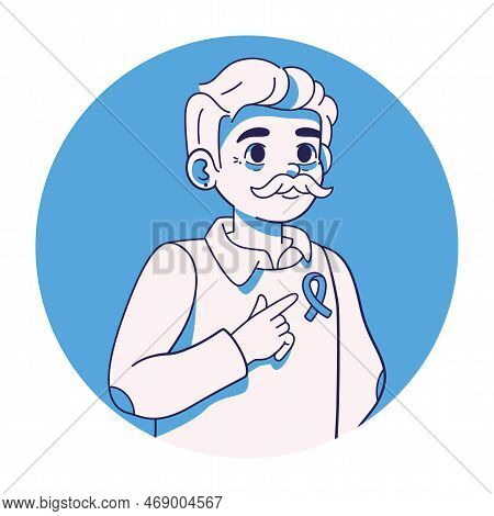 Vector Cartoon Cute Character World Cancer Day