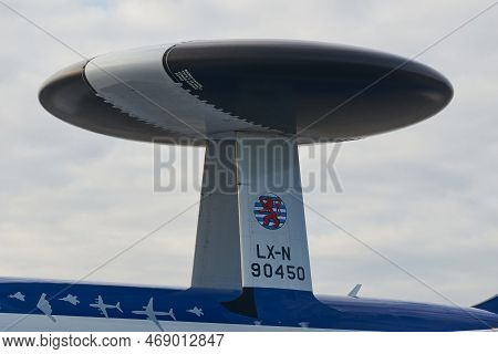 Otopeni, Romania - January 17, 2023: Awacs Airborne Warning And Control System Aircrafts Arrival Fro