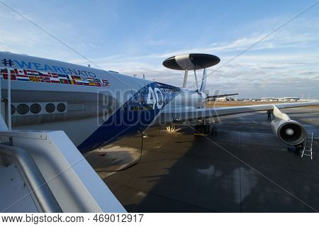 Nato Awacs Aircrafts Arrival In Romania