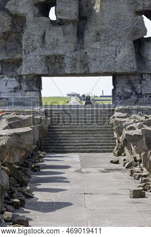 Majdanek; Lublin; Poland - May 25, 2022: Monument To The Fight And Martyrdom In Majdanek Nazi Concen