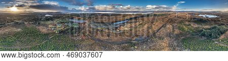 Aerial View Of Bonny Glen In Donegal - Ireland.