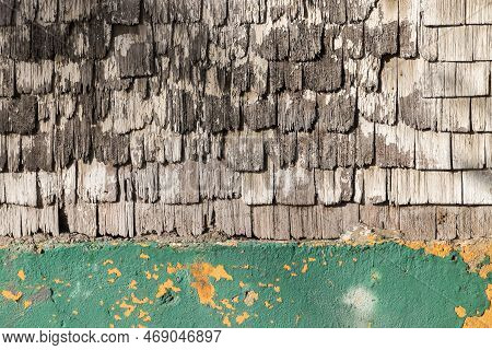 Details On The Railing Of A Balcony In An Old House In The City Of Marigot On Sint Marteen