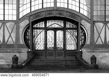 Dortmund, Germany - February 2, 2018: Zeche Zollern Is A Decommissioned Hard Coal Mine Complex In Th