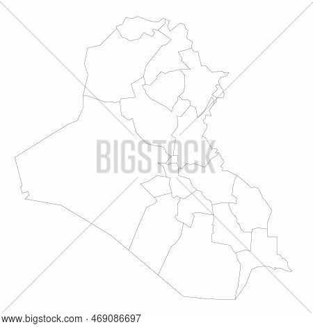 Iraq Political Map Vector &amp; Photo (Free Trial) | Bigstock