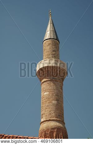 Kesik Minare Mosque In Antalya City, Turkiye