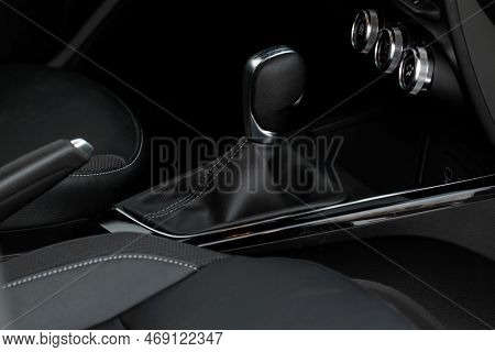 Modern Car Variator Transmission. Variator Gearbox. Cvt Gearbox Close Up