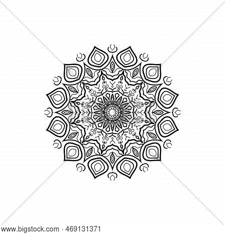 Mandala Logo Design Vector Template