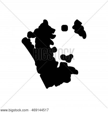Black Solid Icon For Auckland Map Area Aukland-city City Geography Map Region Country Island