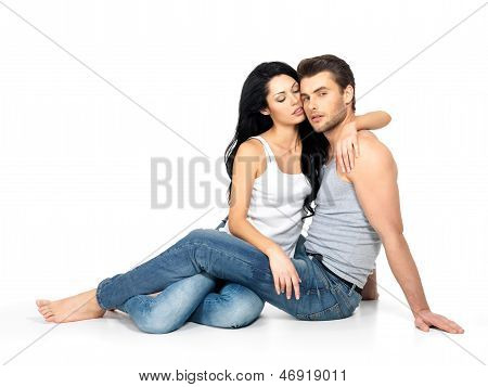 Hermosa Sexy pareja de enamorados