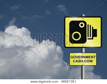 Segno di macchina fotografica di velocità