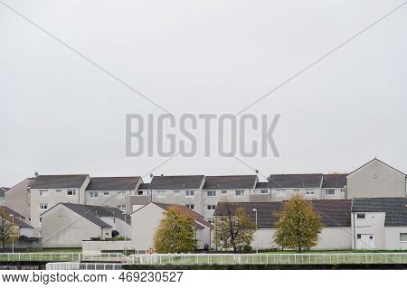 Council Flats In Poor Housing Estate With Many Social Welfare Issues In Linwood