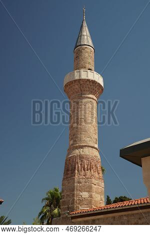 Kesik Minare Mosque In Antalya City, Turkiye