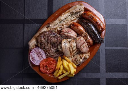 Grilled Meat And Sausages