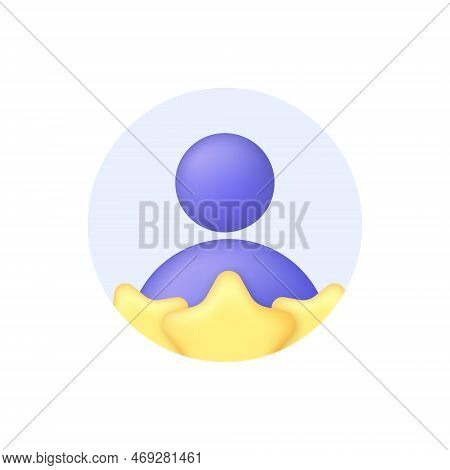 3d Person With Stars. Consumer Or Customer Feedback Score, Satisfaction Level And Criticism Concept.