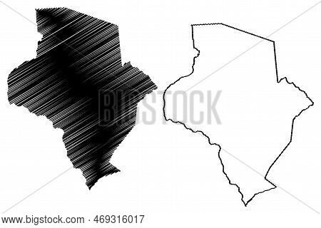 Pe De Serra Municipality (bahia State, Municipalities Of Brazil, Federative Republic Of Brazil) Map 