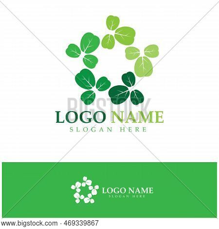 Green Moringa Leaf Logo, For Herbal Ingredients, Moringa Farming, Health, Medicine Industry, Beauty,