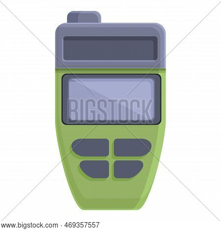 Gas Detector Equipment Icon Cartoon Vector. Monitor Leak. Digital Device