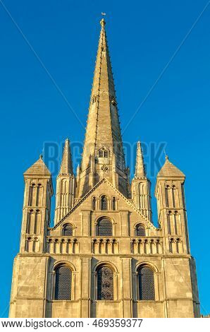 View Of The Norwich Cathedral, Uk