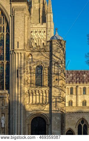 View Of The Norwich Cathedral, Uk
