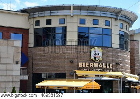 Warsaw, Poland - Jul 16: Bierhalle Store At Westfield Arkadia Shopping Mall In Warsaw, Poland, As Se