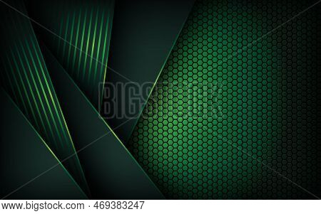 Dark Abstract Green Vector & Photo (Free Trial) | Bigstock