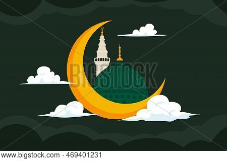 Ramadan Kareem. Ramadan Kareem Background. Ramadan Kareem Poster In Flat Style. Ramadan Kareem Banne