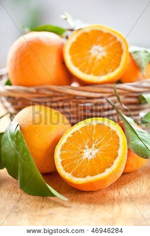 Frischen Orangen