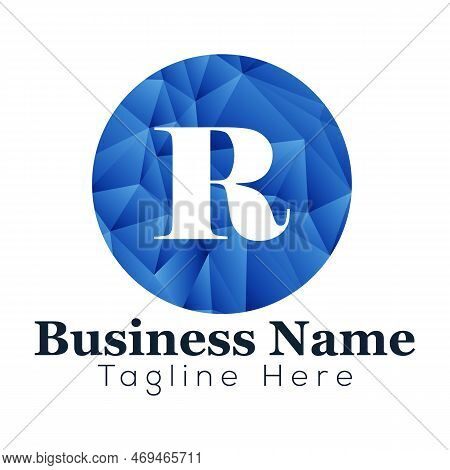 Abstract R Letter Modern Initial Lettermarks Logo Design