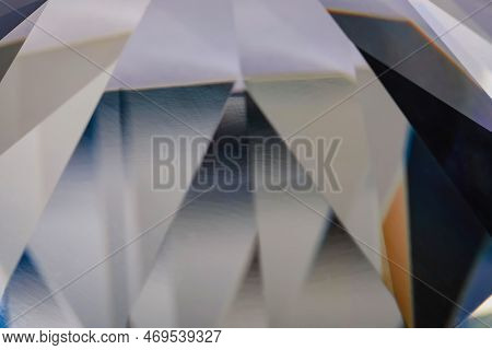 Beautiful Dazzling Diamond As Background, Closeup View