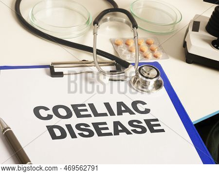 Writing Note Shows The Text Coeliac Disease