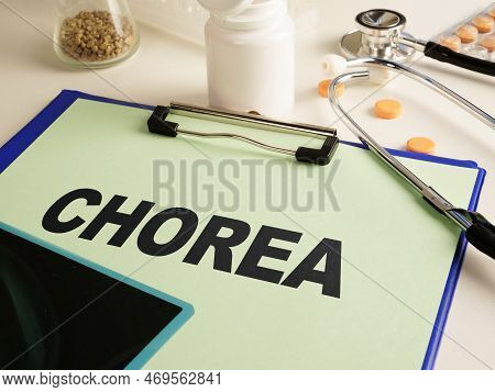 Conceptual Hand Written Text Showing The Chorea
