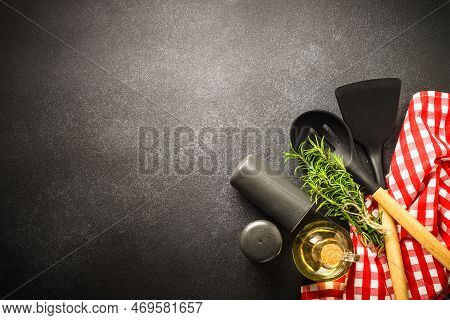Cfood Background. Top View With Copy Space.