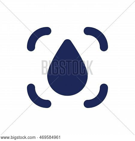 Blur Transition Black Pixel Perfect Solid Ui Icon. Video Effect. Editing Tool. Post-production. Silh